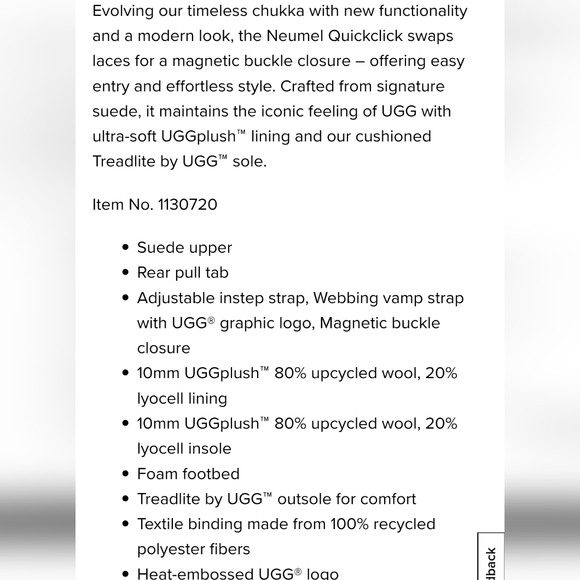 NIB (new in box) Men's size 12 UGG Chukka Boots - Picture 9 of 9